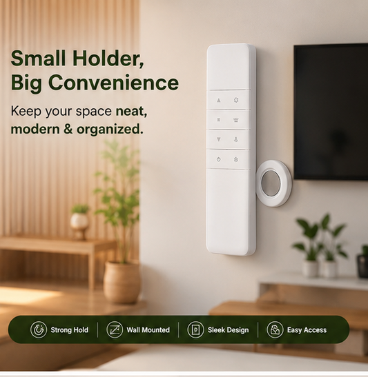 4 PCS Magnetic Remote Control Holder Wall Mount Self-Adhesive,Strong Magnet Hole-Free Remote Holder,Remote Control Organizers Storage,Wall Mount TV Remote Organizer for Home, Office, Hotel